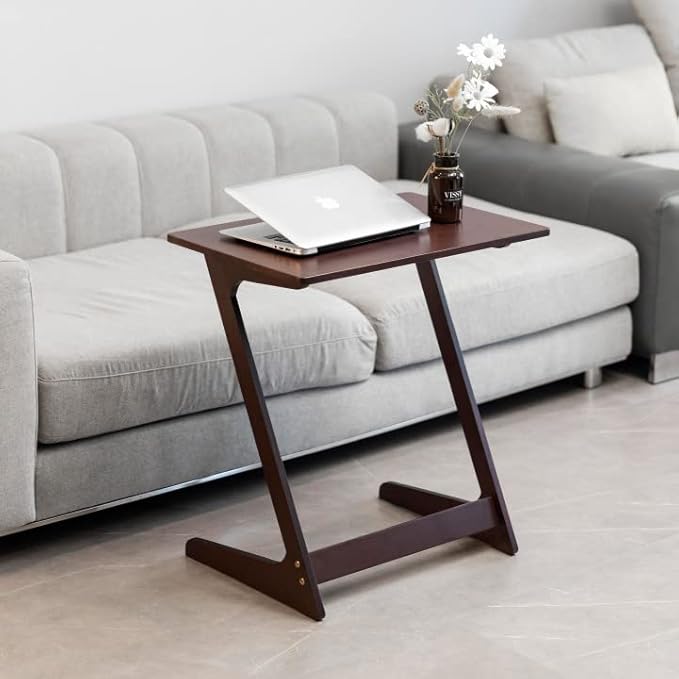 Forevich Bamboo Modern Tv Trays Table - Image 2