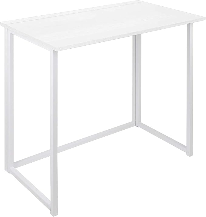 Leopard Folding Computer Desk for Small Spaces, No-Assembly Space-Saving Home by LEOPARDPRODUCTS