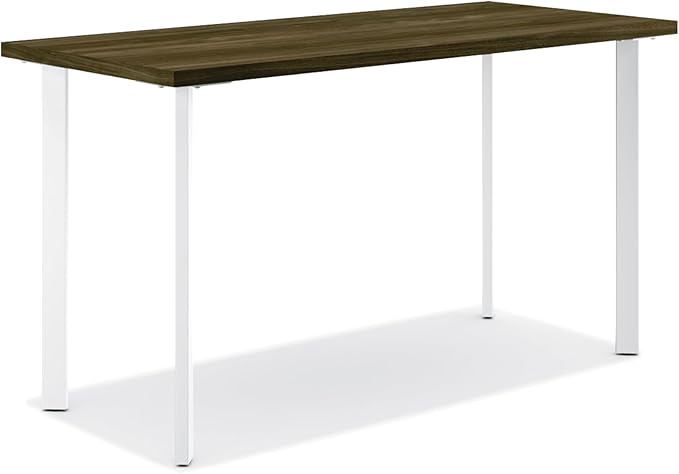 HON Coze Home Office Desks, Sturdy Table Computer Desk, Walnut Top by HON