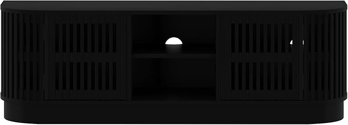 Plank+Beam Contour Wood TV Stand, Solid Wood Entertainment Console - Image 11