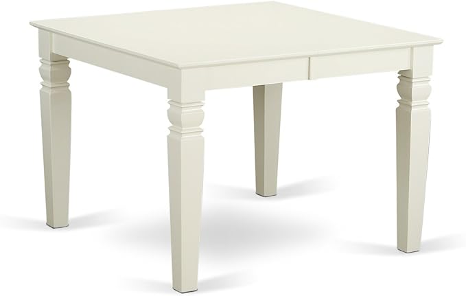 East West Furniture WEIP7-LWH-W 7 Piece Dining Table Set Consist of a Rectangle - Image 3