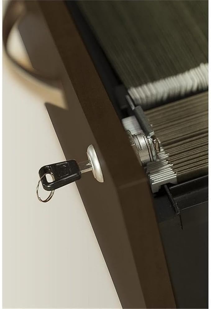 Bush Business Furniture Series C 2 Drawer Rolling File Cabinet in Mocha Cherry - Image 6