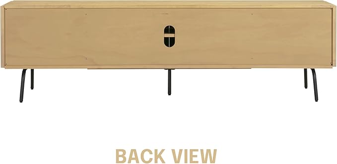 NTC Veil TV Stand with 4 Doors for TVs up to 75’’, Media Console with Vertical - Image 6