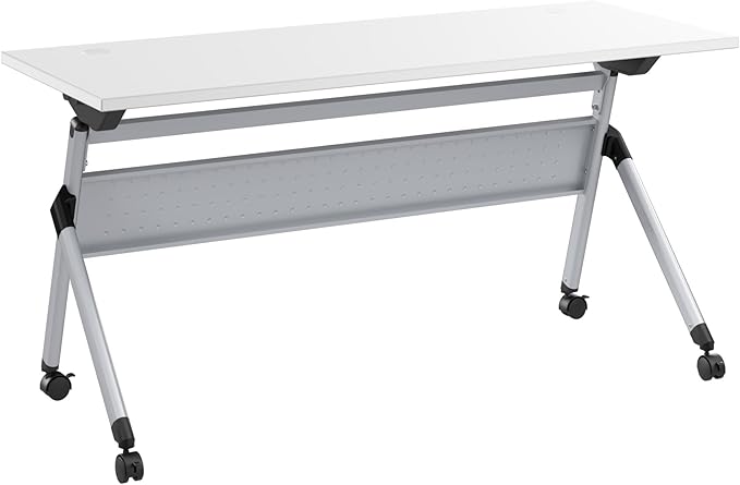 Bush Business Furniture Folding Training Table, 60 inch Desk, Commercial-Grade by BushBusinessFurniture