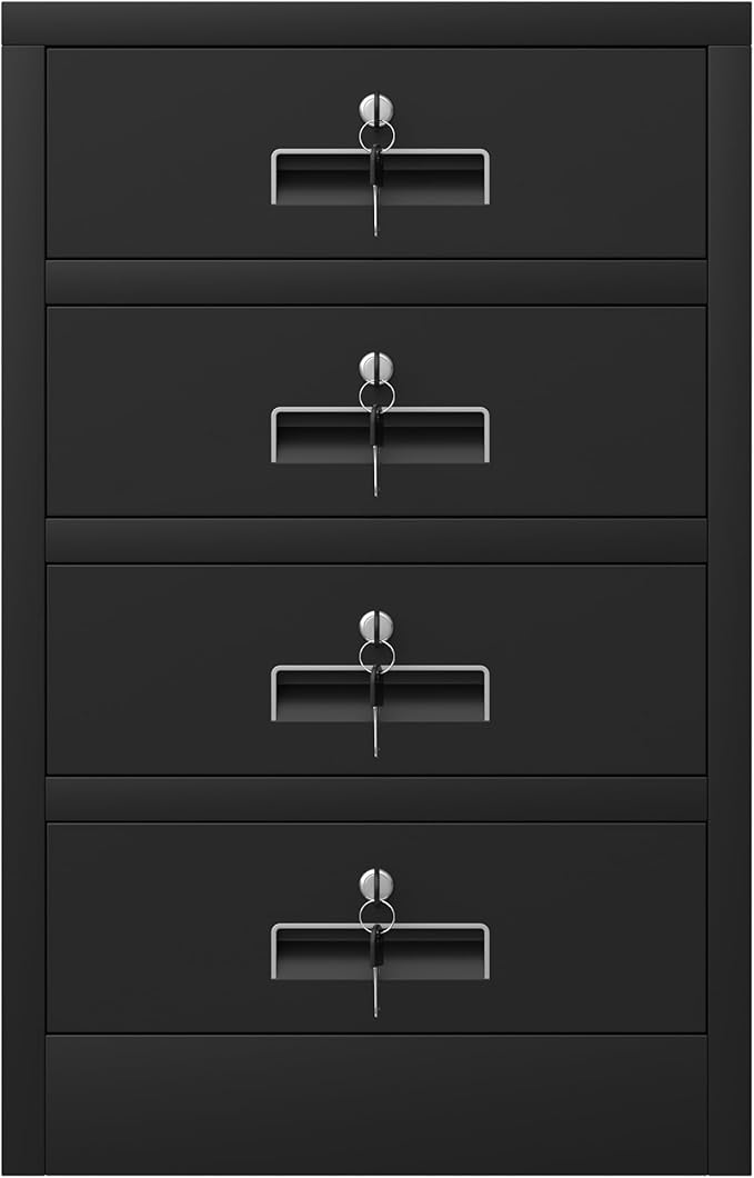 Metal Storage Cabinet with Lockable Drawers - Image 8