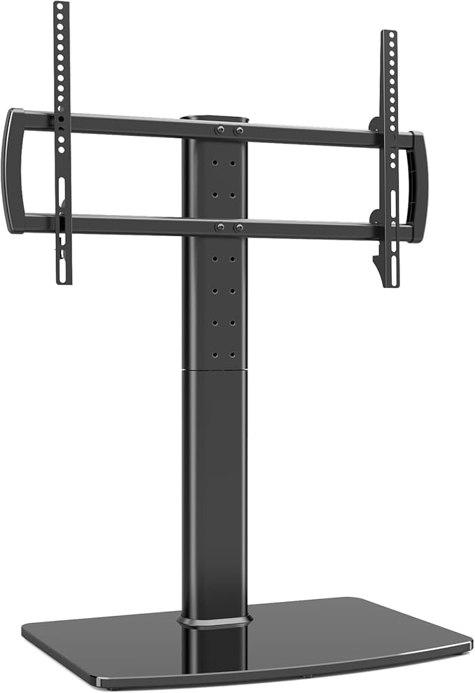 Universal Swivel TV Stand/Base Table Top Stand 40 to 86 inch TVs 110 Degree by HEMUDU