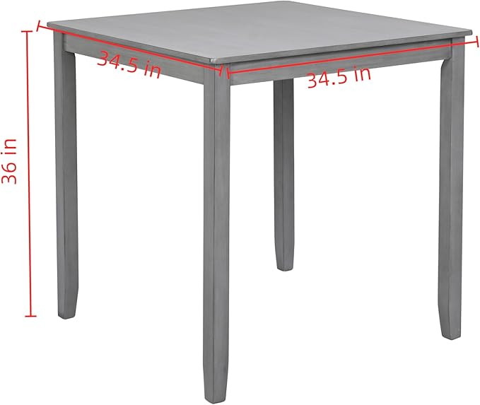 5PCS Dining Table Set, Counter Height Kitchen Table Set - Image 2