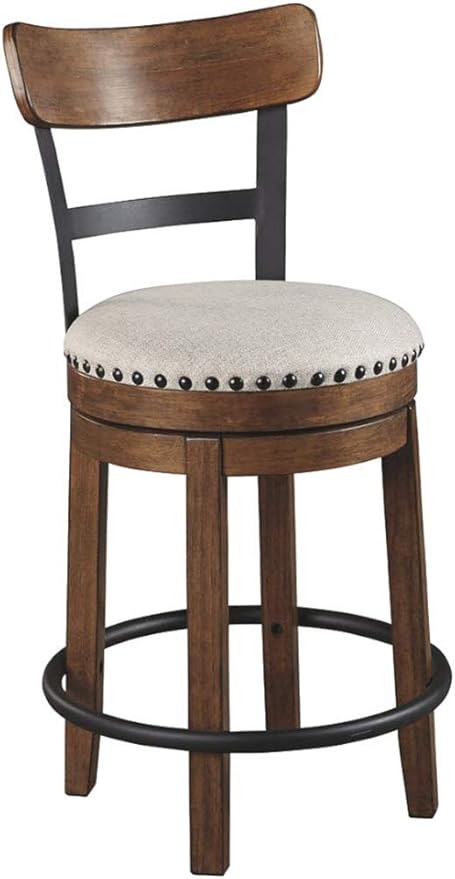 Signature Design by Ashley Valebeck Rustic Farmhouse 24.5” Counter Height by SignatureDesignbyAshley