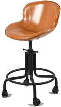Topower Antique Industrial Design Metal Adjustable Height Kitchen Dining by Topower