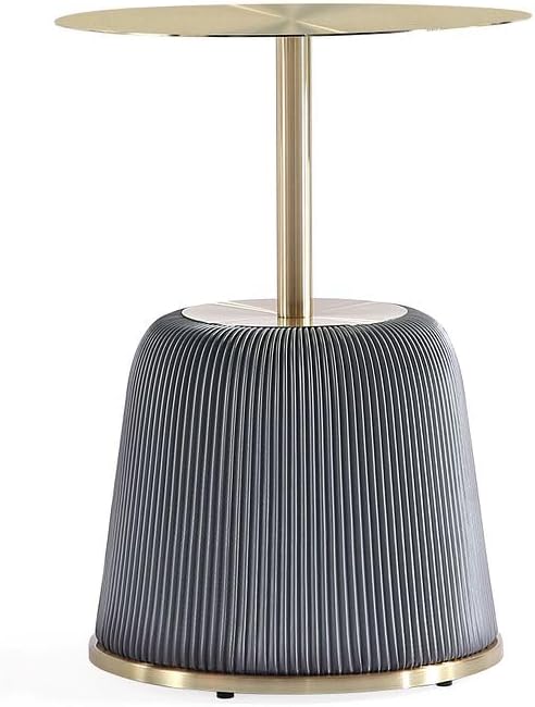 Manhattan Comfort Anderson Modern 15.75" Round End Tables 1.0 - Image 9