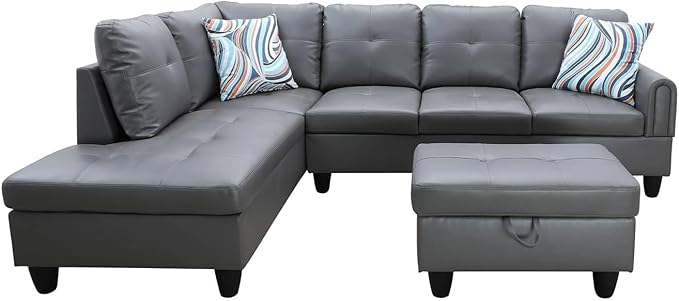 NicBex Sectional Couch 3 Pieces Sofa Set - Image 3
