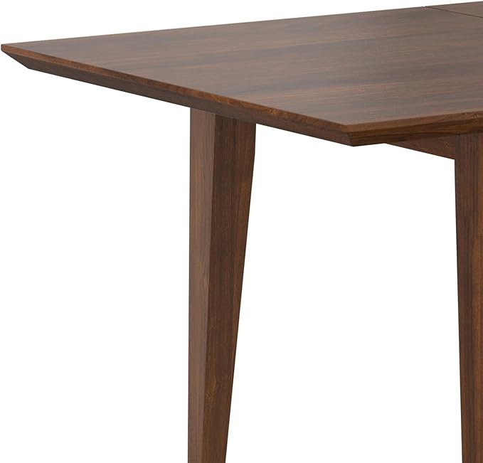 SIMPLIHOME Colby Extendable Dining Table, Solid Wood Walnut Veneer in Walnut - Image 16