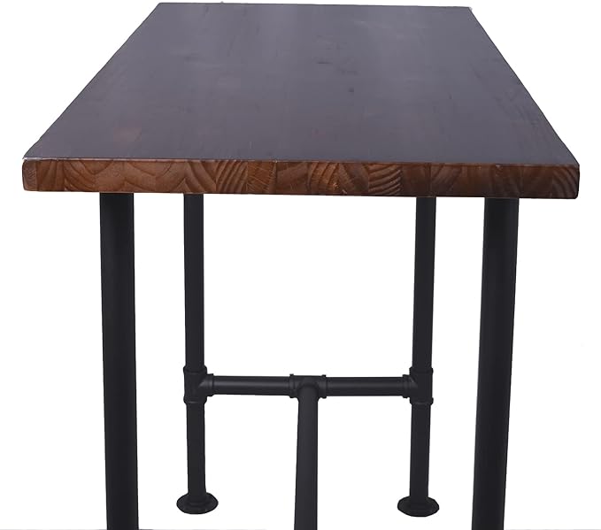 Diwhy DIY Industrial Design Pipe Dining Table Casual Pub BAR Laptop Table - Image 7