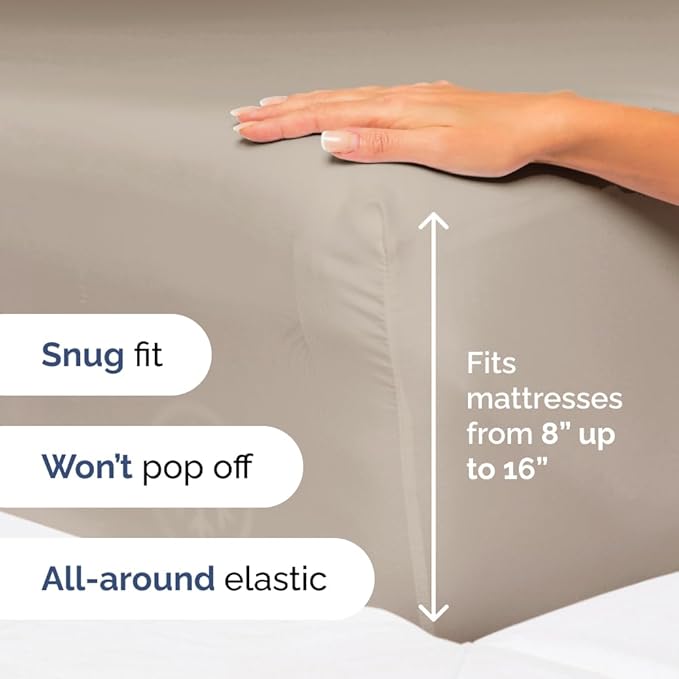King Size 4 Piece Sheet Set - Image 3
