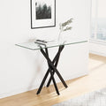Tempered Glass Console Table by NIERN
