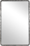 ANDY STAR Hand-Forged Silver Bathroom Mirror by ANDYSTAR