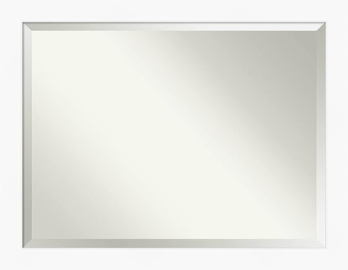 Amanti Art White Bathroom Mirror by AmantiArt