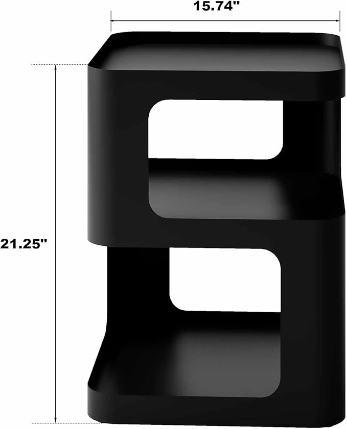 XIV Side Table, Small End Table, Modern Nightstand, Accent Bedside Table - Image 2