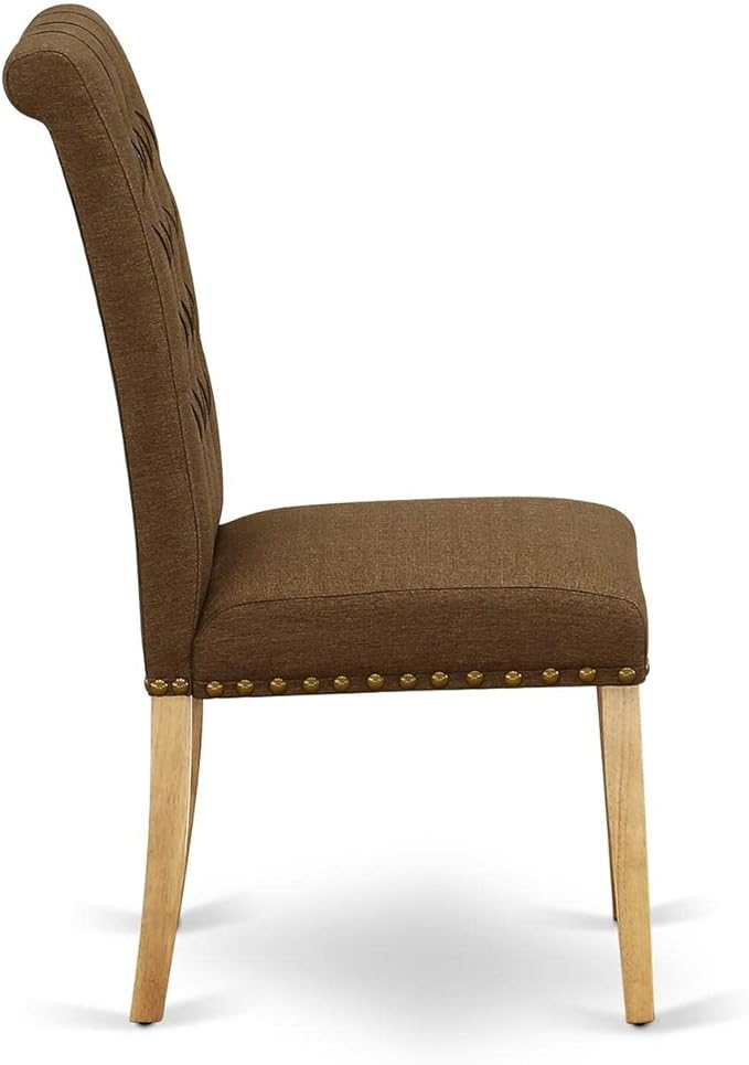 East West Furniture BRP4T18 Bremond Parson Kitchen Chairs - Image 6
