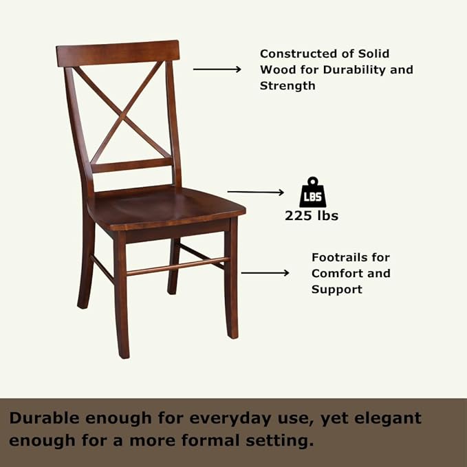 International Concepts X-Back Chair - Image 6