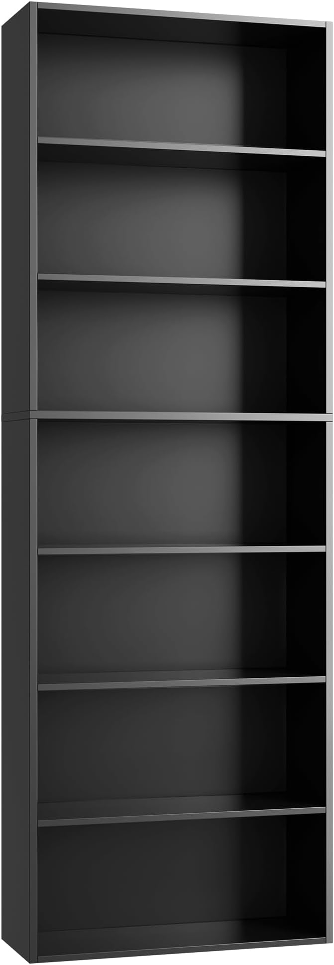 82" Tall Bookshelf, 7-Tier Open Shelves Bookcase, Freestanding Display Storage - Image 7