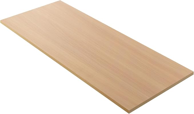 Kaboon Universal Tabletop 60"x18", Solid One-Piece Melamine Table Top, L-Desk by Kaboon