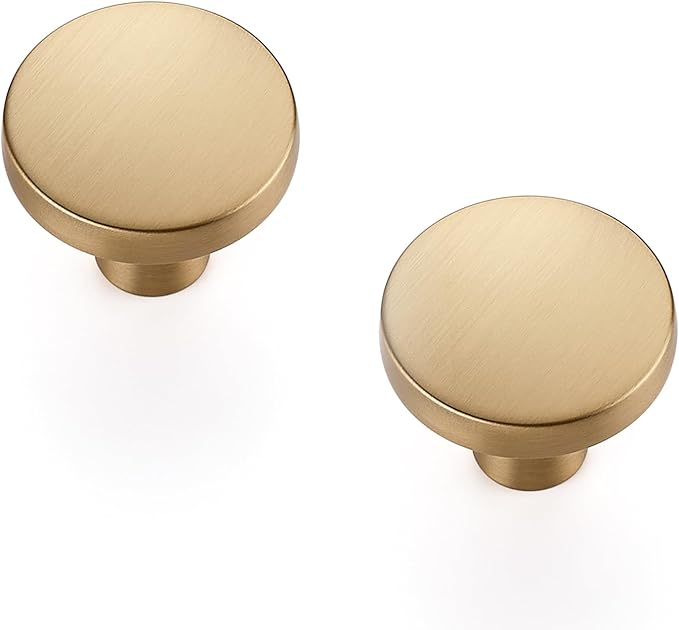 Ravinte 25 Pack Drawer Pulls 1-1/4 Inch Kitchen Cabinet Knobs Solid Round - Image 8