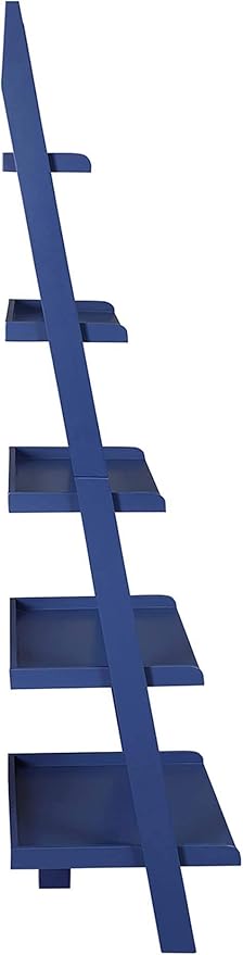Convenience Concepts American Heritage Bookshelf Ladder, Cobalt Blue - Image 6