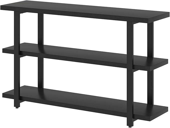 FOLUBAN Black Entryway Table, Modern Console Tables - Image 9