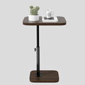 Adjustable Side Table TV Tray, C Shaped End Table, Small Bedside Table by vovuvkwoodenbeds