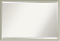 Amanti Art Silver Bathroom Mirror by AmantiArt