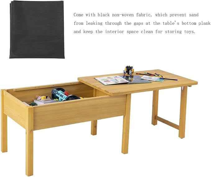 BIRASIL Wooden Kids Sensory Tables - Image 5