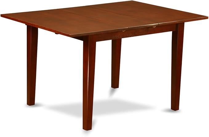 East West Furniture PSNO6C-MAH-C 6 Piece Dining Room Set Contains a Rectangle - Image 3