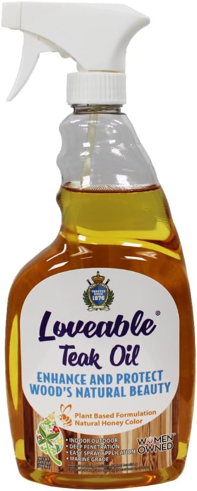 EcoDecors Loveable 24 oz Spray Bottle Teak Oil by EcoDecors