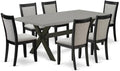East West Furniture X697MZ606-7 7 Piece Kitchen Table & Chairs Set Consist of a by EastWestFurniture