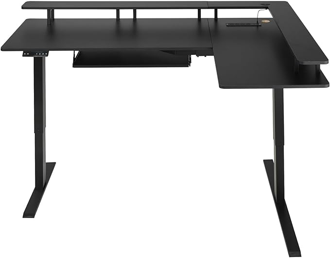 VEVOR L Shaped Desk, Electric Adjustable Height Corner Gaming Desk - Image 9