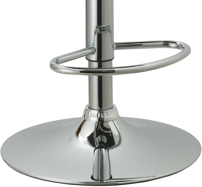 AC Pacific Contemporary Adjustable Swivel Kitchen Bar Stool Chair - Image 10
