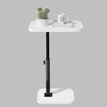 Adjustable Side Table TV Tray, C Shaped End Table, Small Bedside Table by vovuvkwoodenbeds