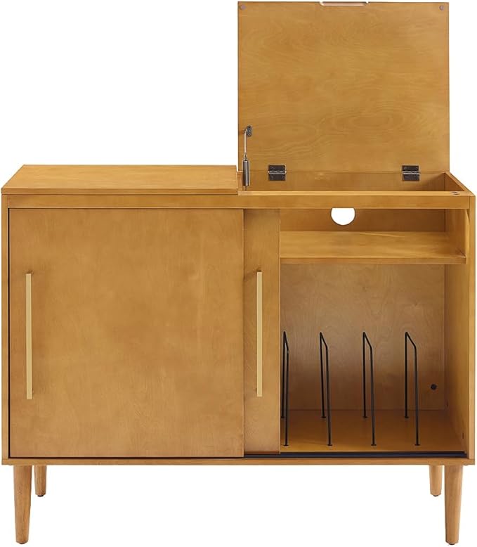 Crosley Furniture Everett Media Console and Record Player Stand - Image 3