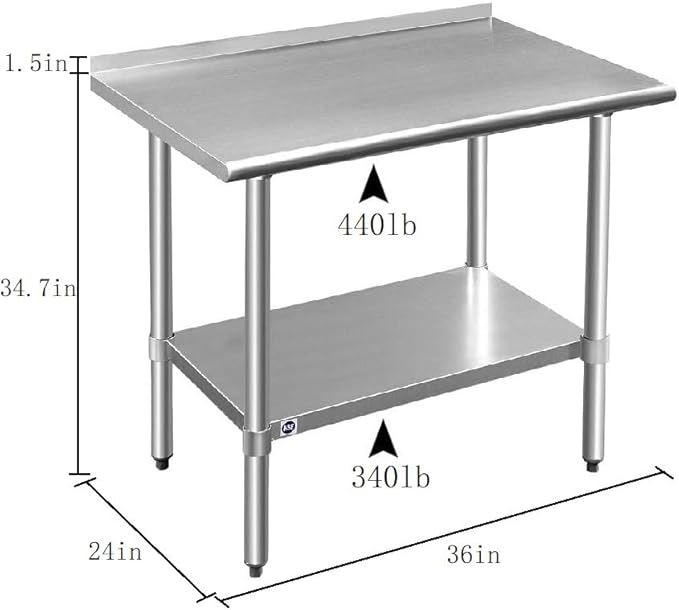 ROCKPOINT Stainless Steel Table - Image 2