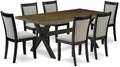 East West Furniture X677MZ606-7 7 Piece Dining Table Set Consist of a Rectangle by EastWestFurniture