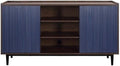 Manhattan Comfort Duane 59-Inch Ribbed Mid Century Modern Sideboard, Versatile by ManhattanComfort