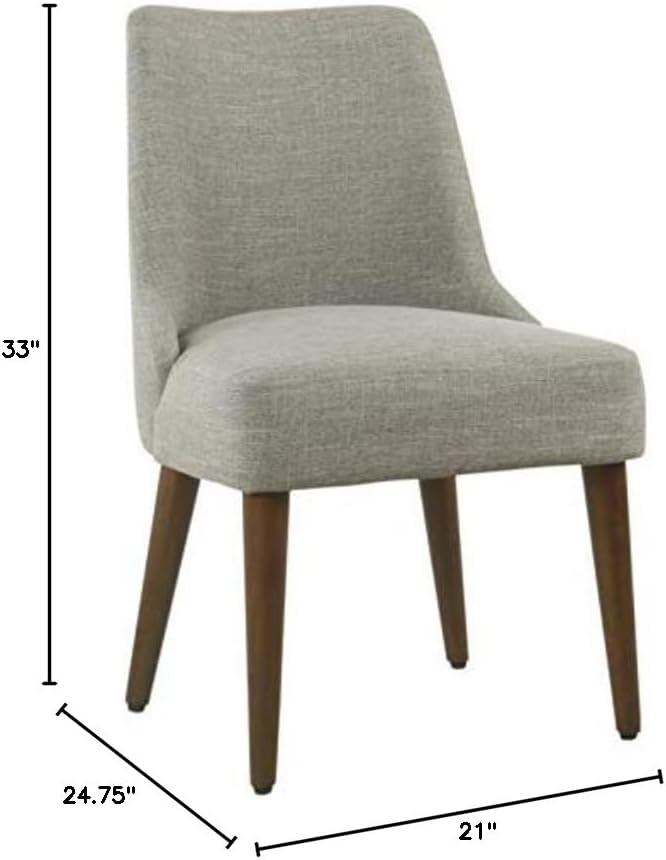 Homepop Home Decor | Upholstered Gayle Slide Dining Chair | Dining Chair Single - Image 10