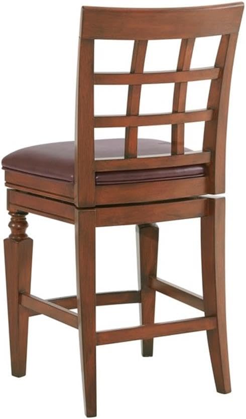 Napa Counter Height Stool with Back, Mahogany - Image 7