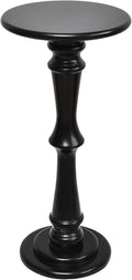 SwallowLiving Small Round Side Table, Tall End Tables Living Room, Narrow Night by SwallowLiving
