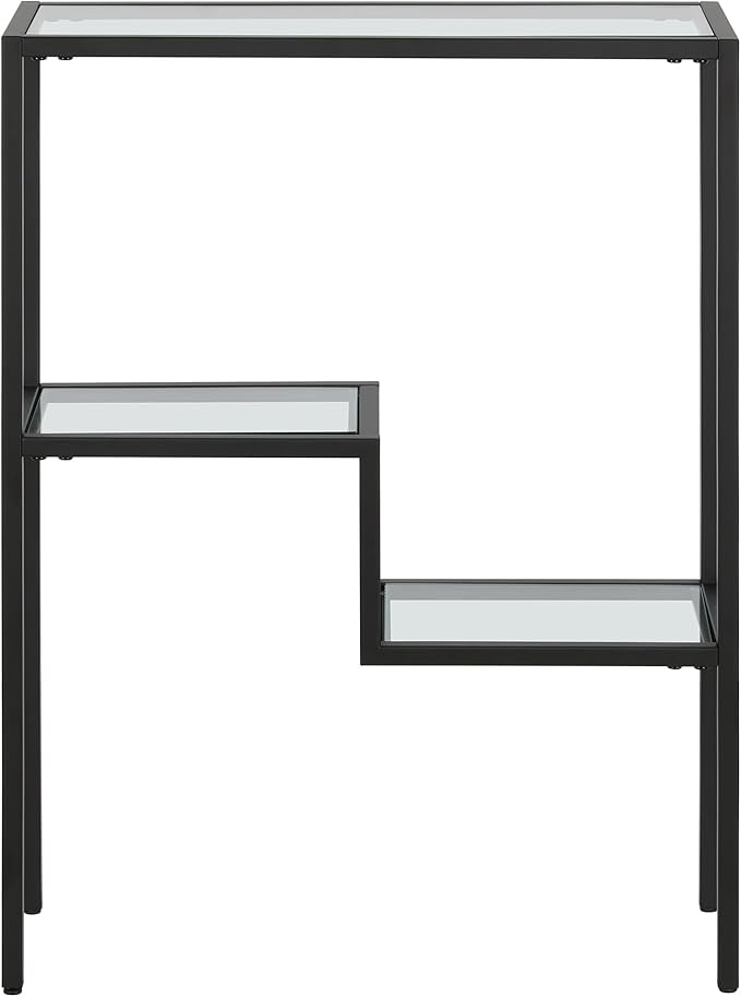 Henn&Hart 22" Wide Rectangular Console Table in Blackened Bronze, Entryway Table - Image 7