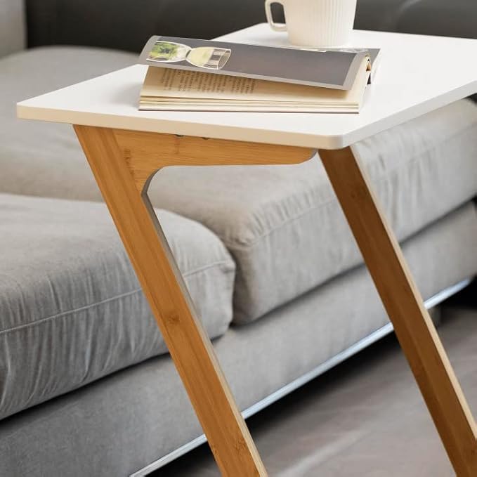 Forevich Bamboo Modern Tv Trays Table - Image 6