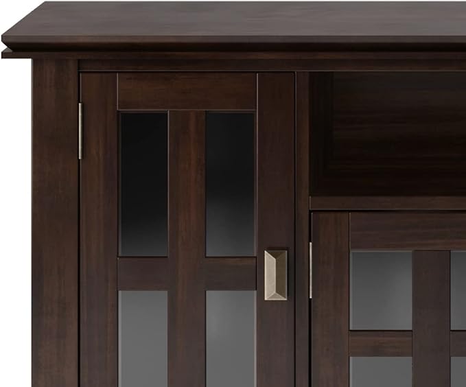 SIMPLIHOME Artisan SOLID WOOD 72 inch Wide Transitional TV Media Stand in - Image 5