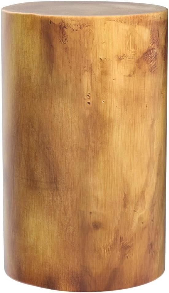 Athaliah Wooden Tree Stump Stool, Decorative Garden Stool Wood Stump Table - Image 4