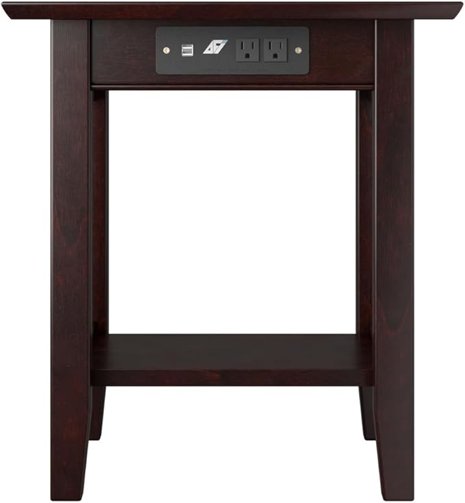 AFI, Mission End Table with Charging Station - Image 5